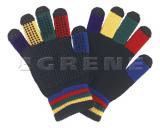 Jezdecké rukavice Magic Grippy barva Harlekýn