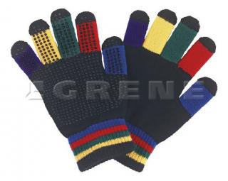 Jezdecké rukavice Magic Grippy barva Harlekýn