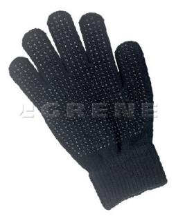 Jezdecké rukavice Magic Grippy barva černá
