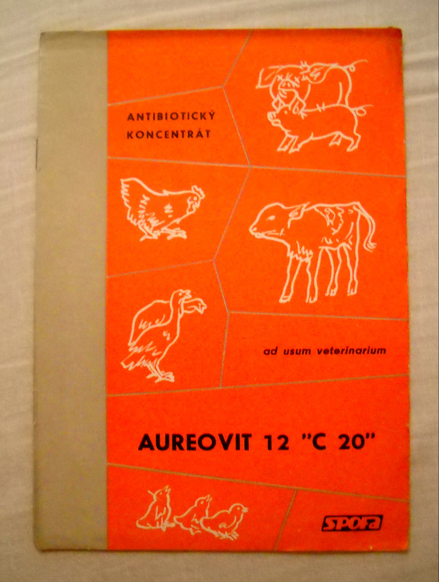 Zemědělský leták Aureovit 12 " C 20 " - 1960