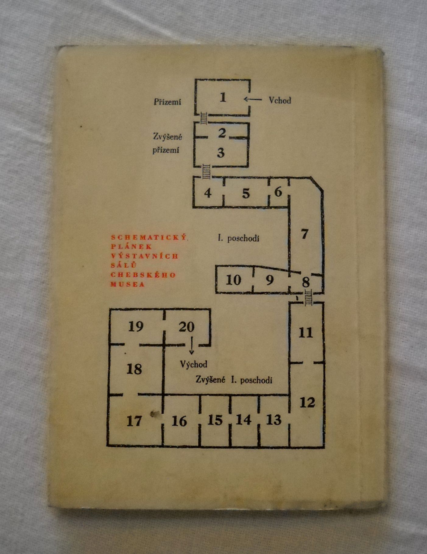 Stanislav Babický - Cheb - museum a hrad - 1958