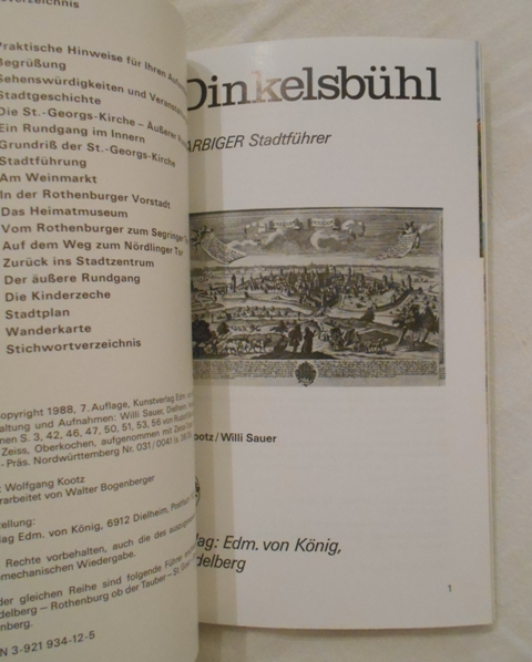 Wolfgang Kootz - Romantisches Dinkelsbühl - 1988