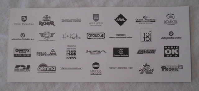 Vstupenka Aviatická pouť ´99 Pardubice - 1999