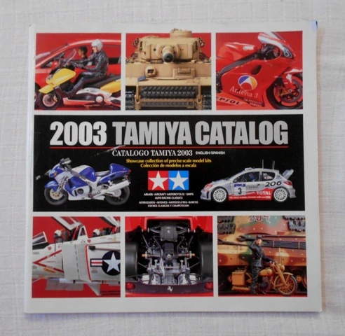 2003 Tamiya Catalog / Catalogo Tamiya 2003 - značkový katalog japonských plastikových modelů
