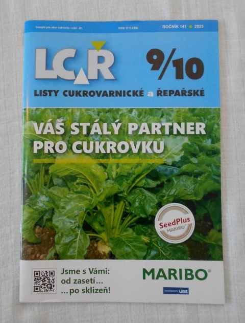 Časopis Listy cukrovarnické a řepařské číslo 9/10 ročník 2025
