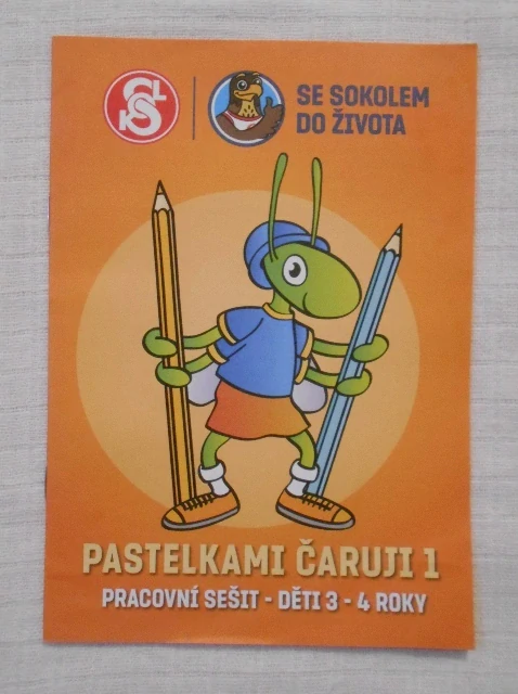 Pastelkami čaruji 1 - zábavný pracovní sešit Se Sokolem do života - 2022