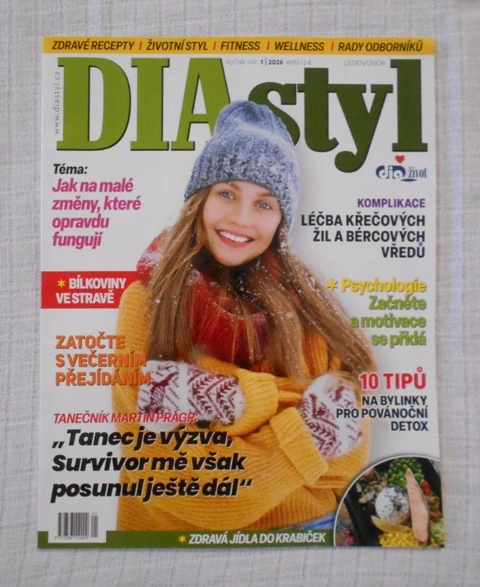Časopis DIAstyl číslo 1 rok 2026 leden/únor