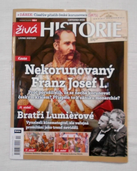 Časopis Živá historie listopad 2025 - bez dárku