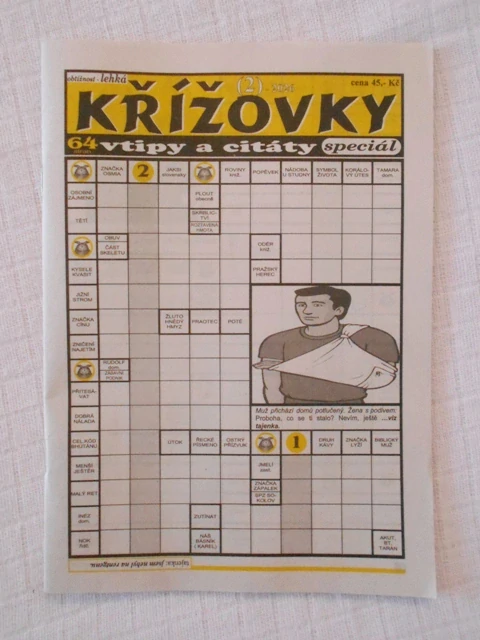 Křížovky vtipy a citáty speciál 2 - 2026