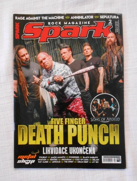 Rockový magazín Spark rok 2020 číslo 2 - SE STŘEDOVÝM PLAKÁTEM