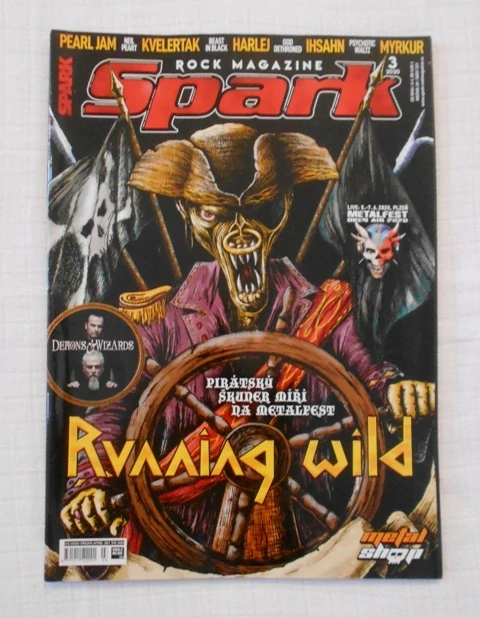 Rockový magazín Spark rok 2020 číslo 3 - SE STŘEDOVÝM PLAKÁTEM