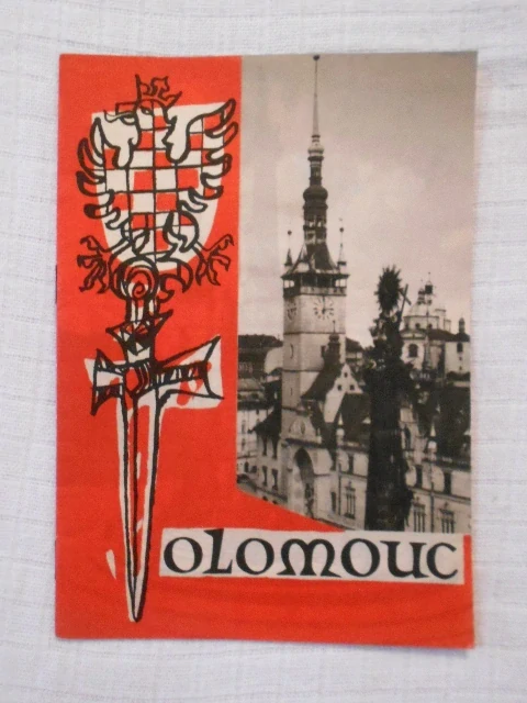 Turistická brožura Olomouc - 1964 - v angličtině