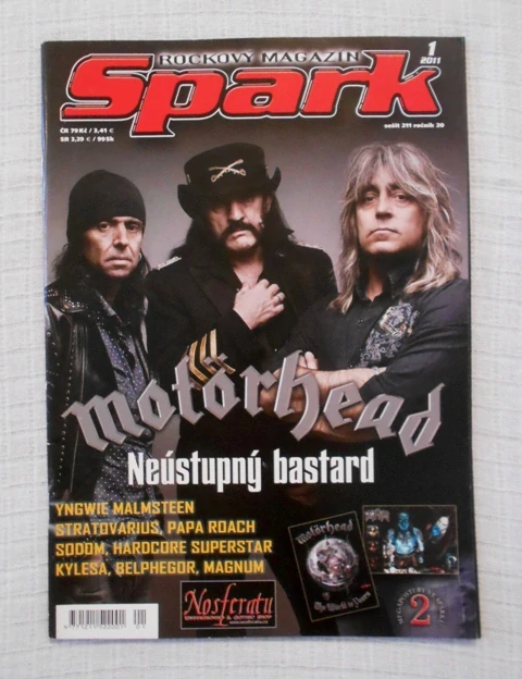 Rockový magazín Spark rok 2011 číslo 1 - SE STŘEDOVÝM PLAKÁTEM