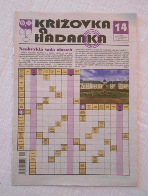 Křížovka a hádanka rok 2026 číslo 14