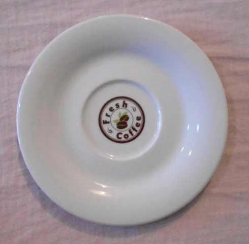 Thun talířek Fresh Coffee 15,5 cm - bílý inglazed
