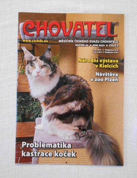 Časopis Chovatel rok 2025 číslo 6