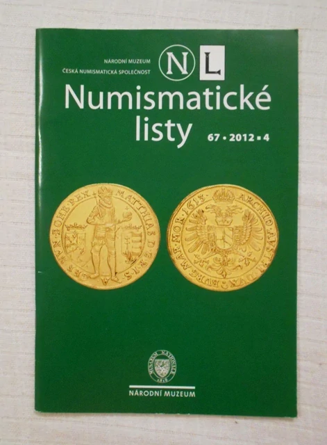 Numismatické listy ročník 67 rok 2012 číslo 4