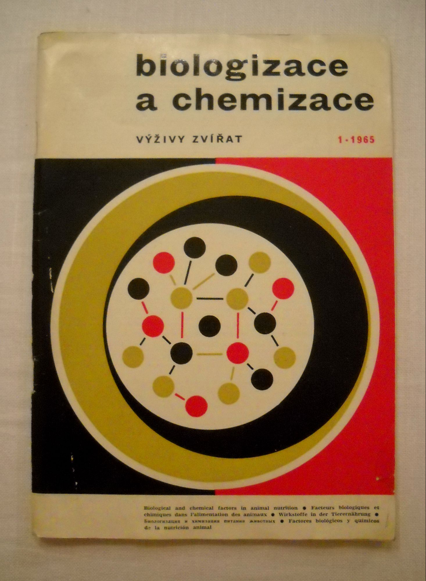 Věstník Biologizace a chemizace výživy zvířat ročník 1965 číslo 1