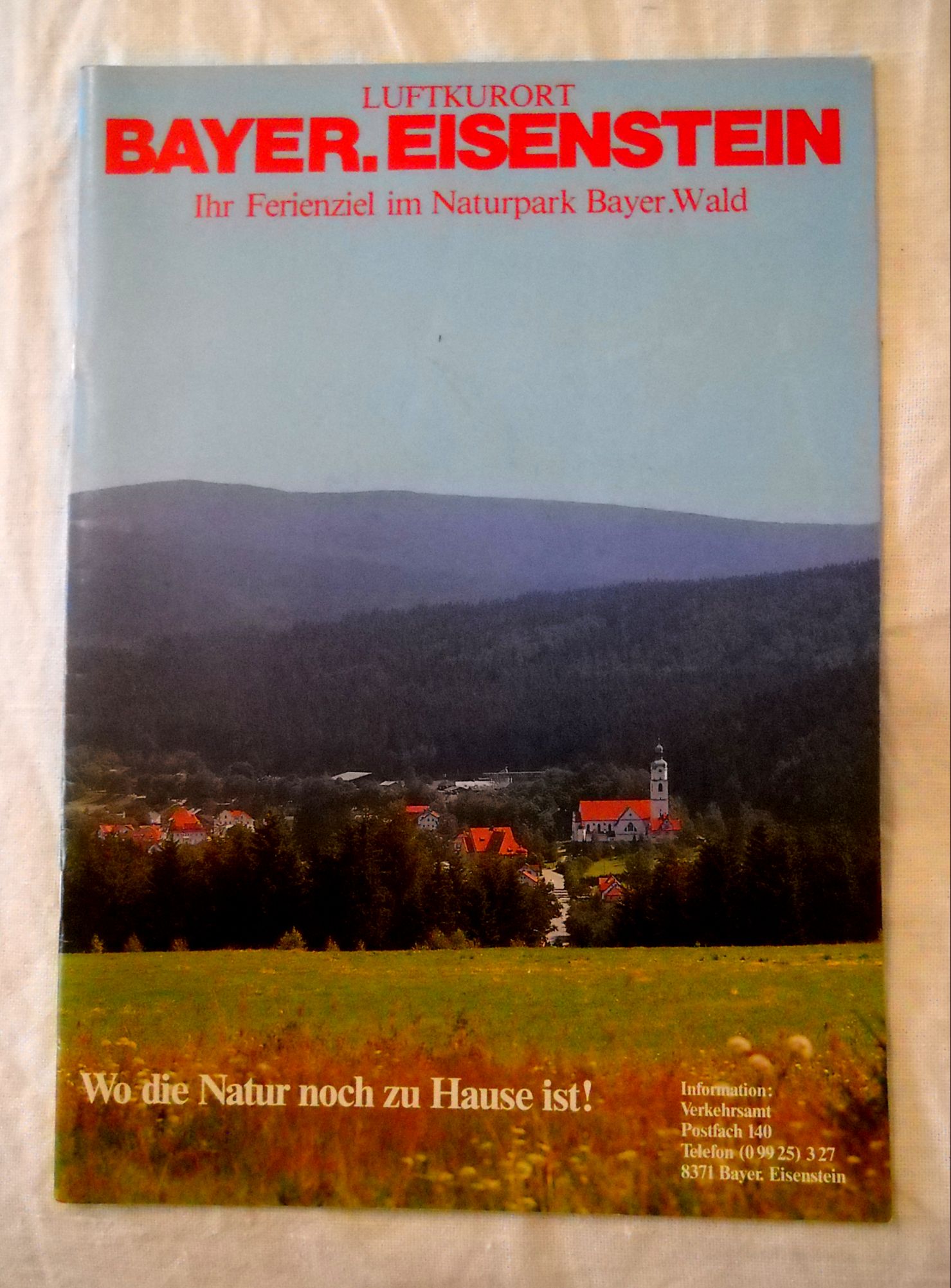 Reklamní katalog Klimatické lázně Eisenstein - 1990