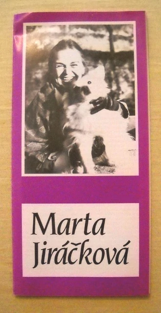 Informační pamětní leták Marta Jiráčková - 1993