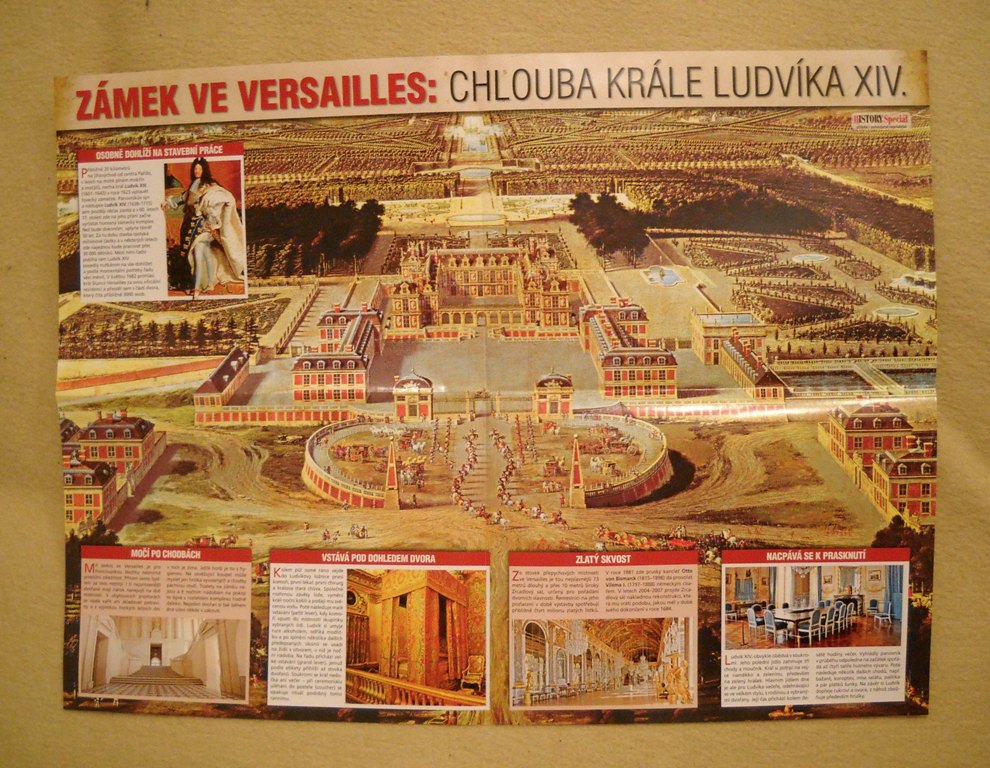 Plakát History Revue Speciál Zámek ve Versailles