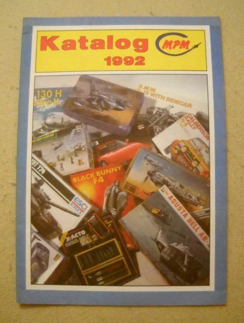 MPM - Katalog 1992 - značkový katalog plastikových modelů