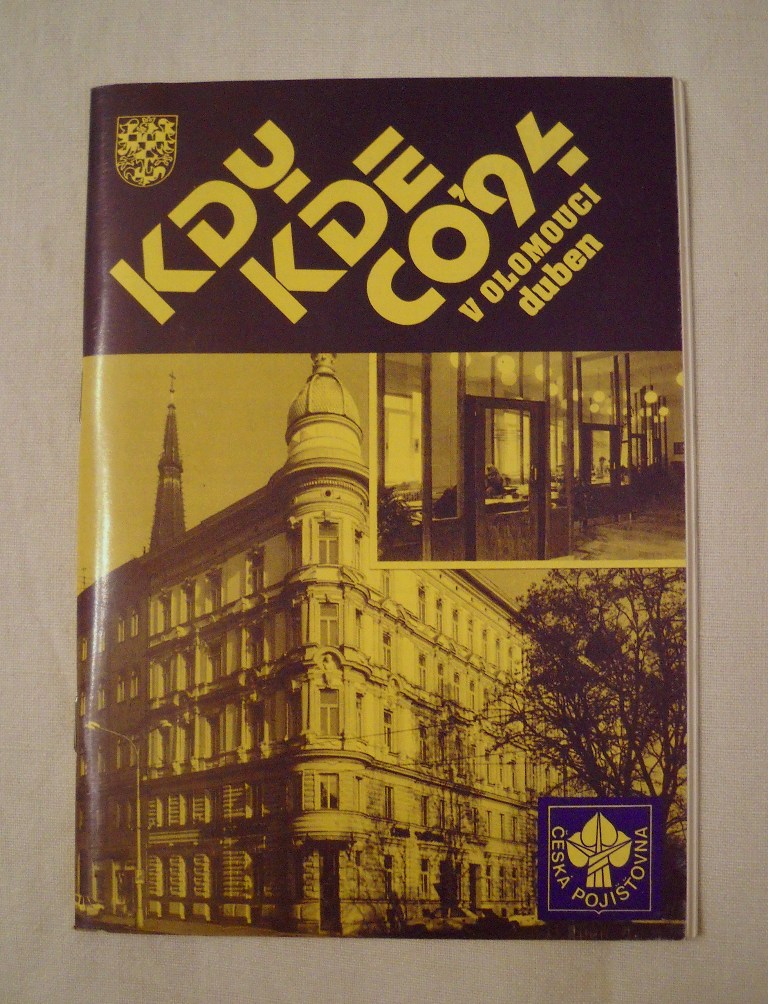 Časopis Kdy-kde-co v Olomouci - duben 1994