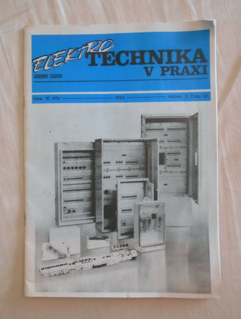 Časopis Elektrotechnika v praxi rok 1992 číslo 10