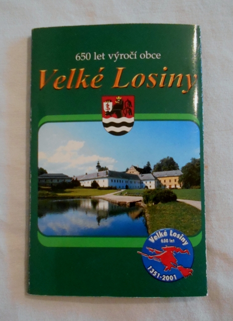 Místopisné leporelo Velké Losiny 650 let - 2001