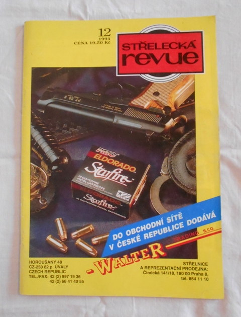 Časopis Střelecká revue rok 1994 číslo 12