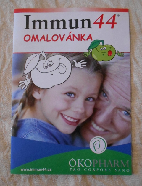 Reklamní omalovánky Immun 44 Öko Pharm
