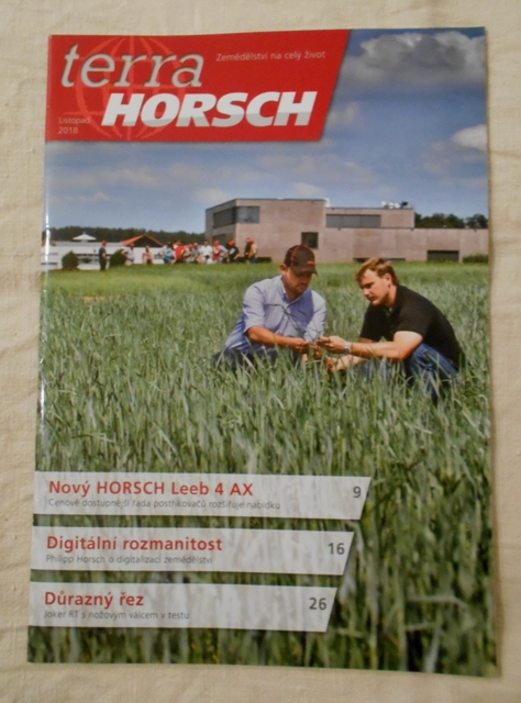 Časopis Terra Horsch číslo listopad ročník 2018