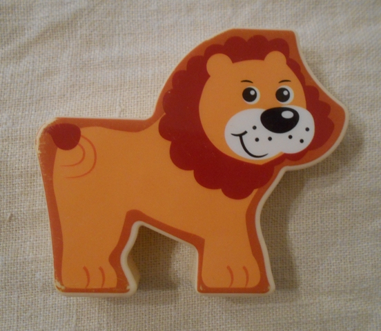 Dětská figurka - obrysová obkreslovací figurka Lev - 8 cm