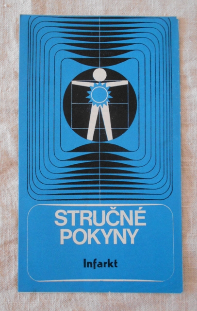 Zdravotnický leták Stručné pokyny - Infarkt - 1975