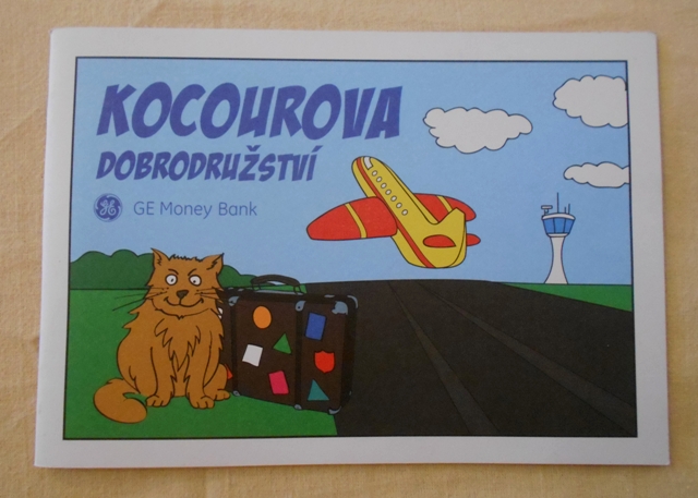 Reklamní omalovánky GE Money Bank Kocourova dobrodružství