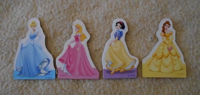 Princezny - hrací figurky 4 kusy ke hře Princezny na plese - Disney