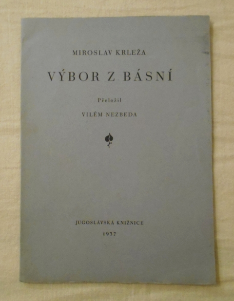 Miroslav Krleža - Výbor z básní - 1937