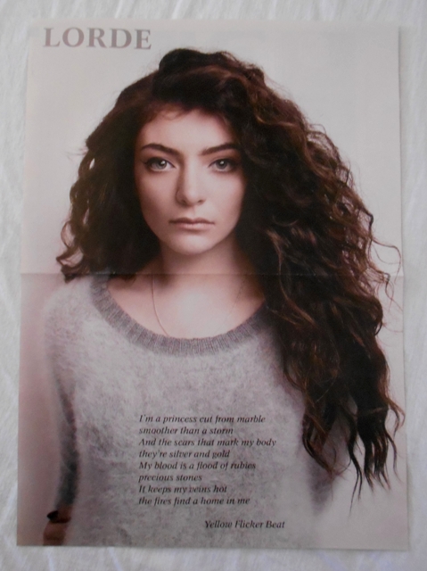 Lorde - barevný plakát - poster