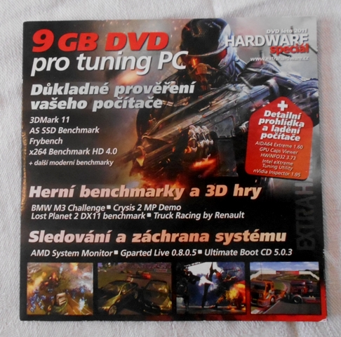 DVD 9 GB pro tuning PC - Hardware speciál léto 2011