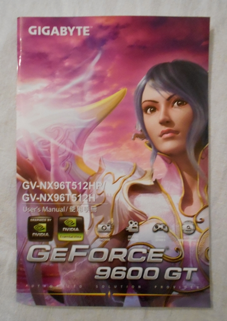 Návod k obsluze Gigabyte GeForce 9600 GT- 2008