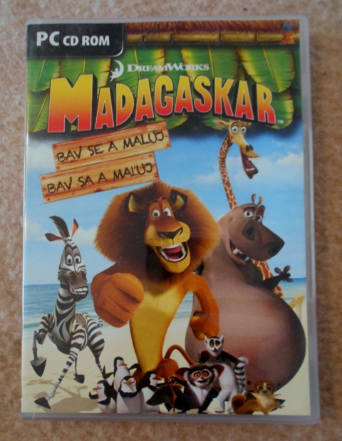 Herní PC CD-ROM Madagaskar Bav se a maluj - 2010