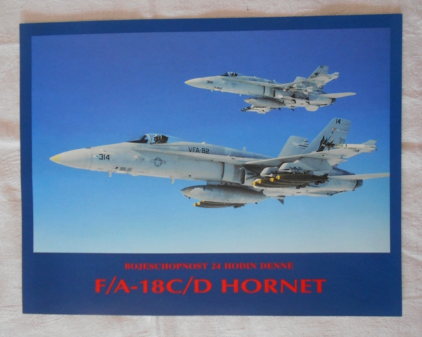 Propagační karta F/A-18C/D Hornet