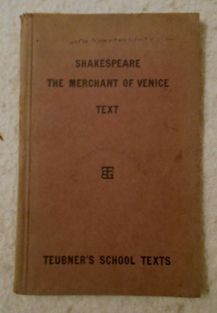 William Shakespeare - The Merchant of Venice - Berlin 1911