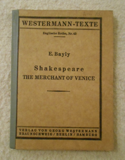 William Shakespeare - The Merchant of Venice - anglicky
