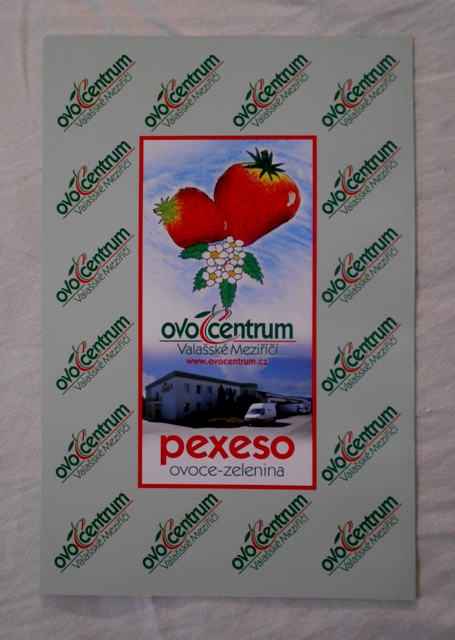 Propagační pexeso Ovocentrum Valašské Meziříčí - ovoce zelenina - 2012