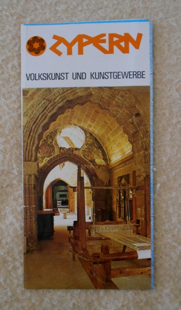 Regionální propagační leták Zypern - Volkskunst und Kunstgewerbe / německy /