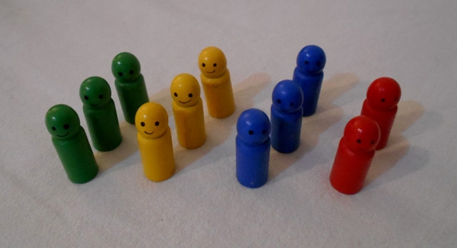 Hrací figurky ke hře Jede, jede mašinka - 11 kusů