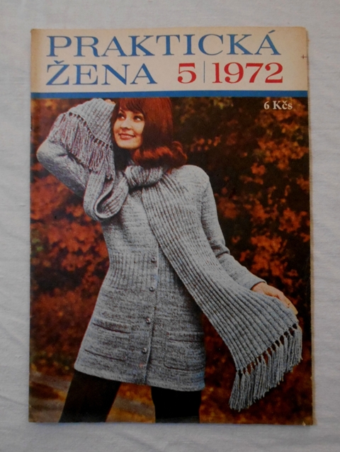 Časopis Praktická žena rok 1972 č. 5 se střihovou přílohou
