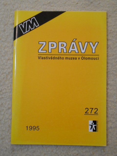 Časopis Zprávy Vlastivědného muzea v Olomouci 272 - 1995