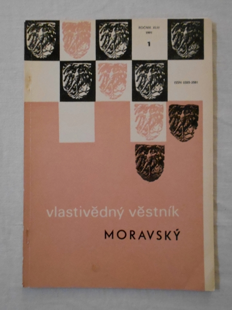 Časopis Vlastivědný věstník moravský rok 1991 číslo 1